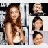 （左から時計回りに）安室奈美恵、ISSA、二階堂ふみ、新垣結衣（Ｃ）日刊ゲンダイ