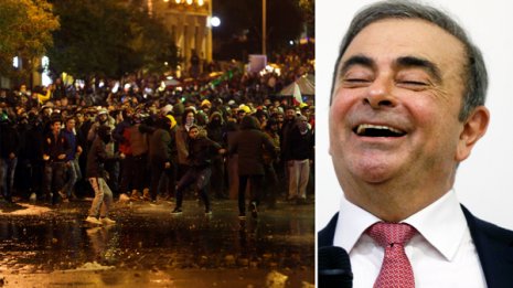 ゴーンに国外追放＆暗殺の可能性 レバノン反政府デモ拡大で