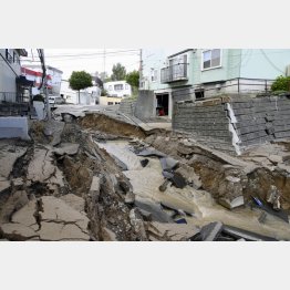 北海道を襲った震度7の地震（Ｃ）共同通信社