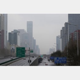 新型ウイルスの猛威で閑散とする中国・北京市（Ｃ）ロイター