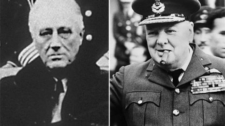 アメリカとイギリスは首脳会談を行い日本の一撃を待った