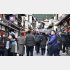多くの外国人観光客などで混雑した、京都市の清水寺付近も今では…（Ｃ）共同通信社