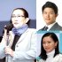 左から黒沢和子、鈴木亮平、榮倉奈々（Ｃ）日刊ゲンダイ