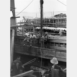 仏印の木造船（1943年12月17日）／（Ｃ）共同通信社
