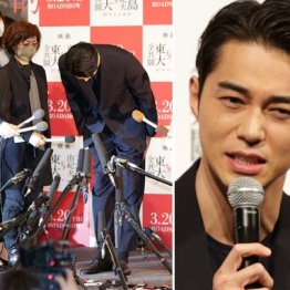 東出昌大“公開処刑”会見 熟女リポーターの言葉責めに悶絶