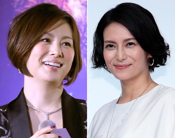 米倉涼子（左）と柴咲コウ（Ｃ）日刊ゲンダイ