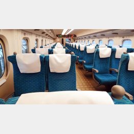 コロナ禍で新幹線も乗客が激減（Ｃ）日刊ゲンダイ