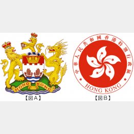1959年～1997年まで（左）と現在の紋章