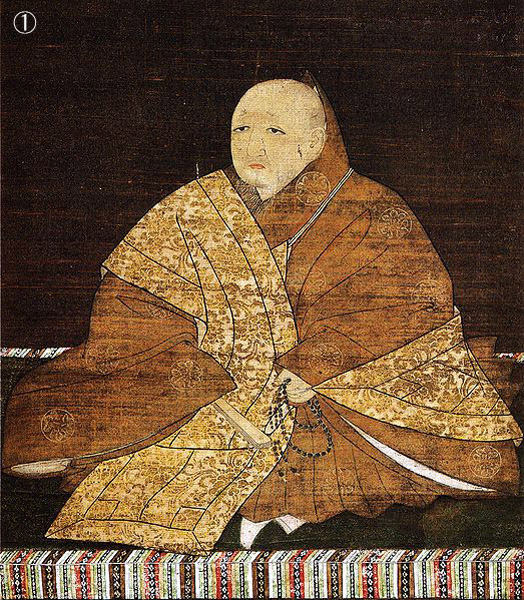 ①足利義満の肖像画（京都・鹿苑寺）／（Ｃ）Wikimedia Commons