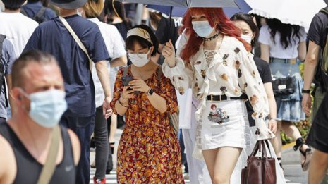 緊急搬送すでに昨年比1.5倍 マスク着用が熱中症引き起こす