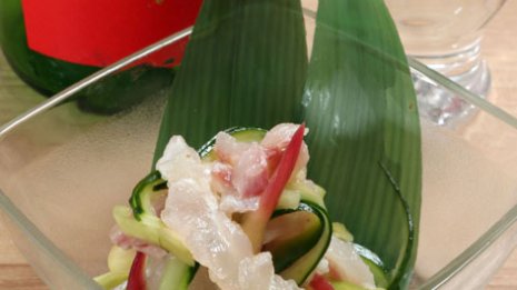 【夏なます】蒸し暑い夏に イサキの締まった食感は最高だ