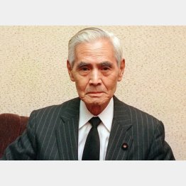 源田実は戦後、参議院議員（全国区、自民党）として政治家に転身。1989年まで生きながらえ84歳で没した（1985年11月撮影）／（Ｃ）共同通信社