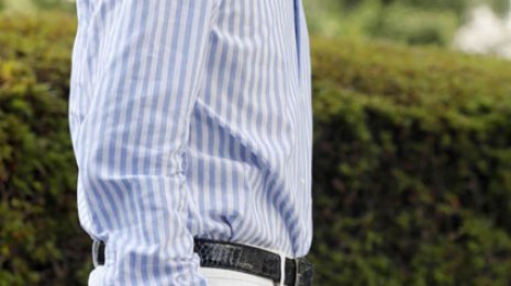 シティー派のロンドンストライプから…シニアは色柄で主張