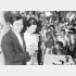 1973年、女優の吉永小百合が演出家の岡田太郎氏と結婚（Ｃ）共同通信社