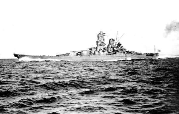 1945年4月7日、戦艦大和は沈没した（Ｃ）共同通信社