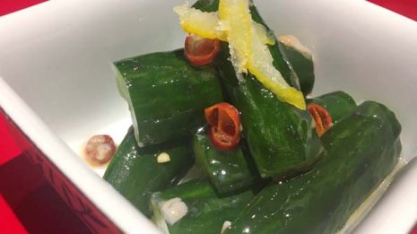 【割りキュウリのマリネ】1日置けばよりウマくより辛く