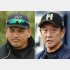 ロッテの井口監督（左）と日本ハムの栗山監督（Ｃ）日刊ゲンダイ