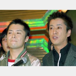 小杉（左）とのコンビが大成功（05年当時）／（Ｃ）日刊ゲンダイ