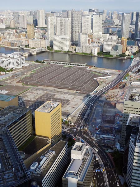 東京五輪 築地市場跡地 仮設駐車場 は更地に まるで爆心地のよう 日刊ゲンダイdigital