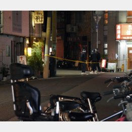 2019年11月、発砲事件があった兵庫県尼崎市の現場付近（Ｃ）共同通信社