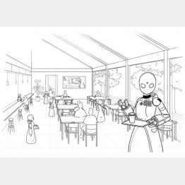 分身ロボットカフェ・オリヒメのイメージ（提供：ちびっとさん）