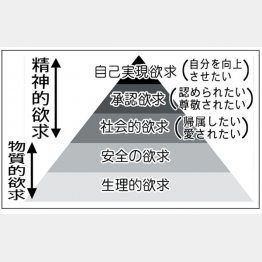 マズローの欲求5段階説（Ｃ）日刊ゲンダイ