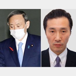 あり得ない「インタビュー」だった（菅首相とメディア出身の柿崎首相補佐官＝右）／（Ｃ）共同通信社