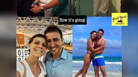 がん患者のカップルが共に完治!劇的なビフォー&アフター