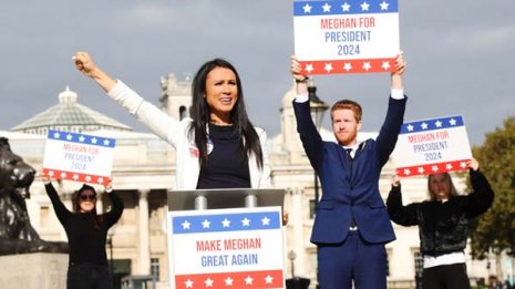 オッズは50対1 メーガン妃が2024年に出馬して米大統領に?