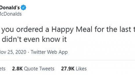 急拡散!米マクドナルドの詩的でディープなツイートに涙