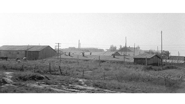 ソ連のハバロフスク収容所（1955年、訪ソ議員団撮影）