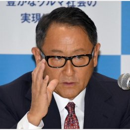 急速なEV普及推進に懸念を示したトヨタ自動車の豊田章男社長（Ｃ）日刊ゲンダイ