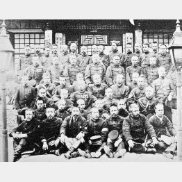 日清戦争に従軍した日本兵たち（1895年＝World History Archive／ニューズコム／共同通信イメージズ）