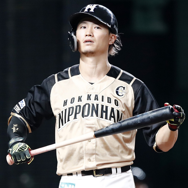 日本ハムファイターズ 西川遥輝 NPB木製バット - 野球