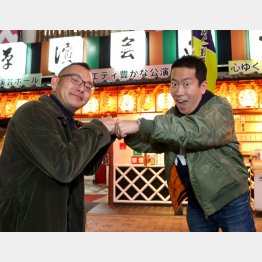 三遊亭鬼丸（左）と林家木久蔵（Ｃ）日刊ゲンダイ