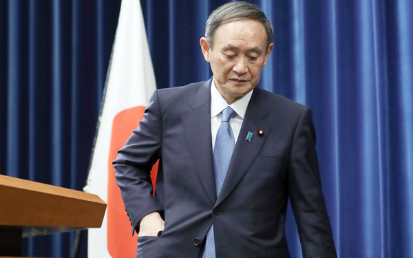 菅首相は4日の年頭会見でもまたまた「言い間違え」を…（Ｃ）共同通信社