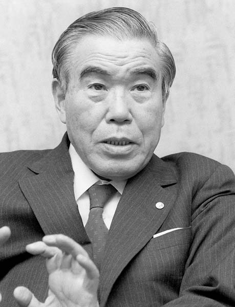 丸田芳郎・花王石鹸会長（1981年）／（Ｃ）共同通信社