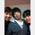 ジュニア時代に一緒に戦った勝みなみ（右）と篠原まりあ（中央）／（提供写真）