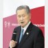 辞任を表明した森喜朗氏（Ｃ）共同通信社