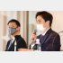 「大阪維新の会」の吉村洋文代表（右）と横山英幸幹事長（Ｃ）日刊ゲンダイ