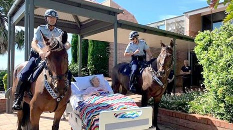 女性初騎馬警官の最後の願い「馬に触ってニオイを…」