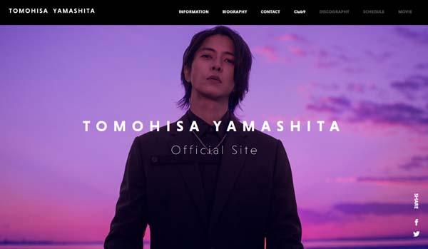 （TOMOHISA YAMASHITA Official Site）