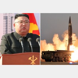 金正恩総書記はこれからどう動く？（25日、朝鮮中央通信が配信した北朝鮮の新型戦術誘導ミサイルの発射実験）　（Ｃ）ロイター／KCNA