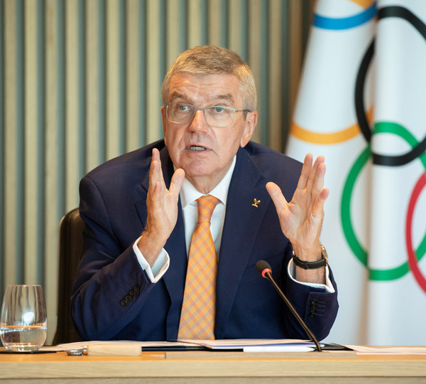 IOCのバッハ会長（Ｃ）ロイター