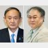 菅首相（左）と高橋洋一嘉悦大学教授（Ｃ）日刊ゲンダイ