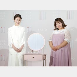 今田美桜（左）と餅田コシヒカリ（Ｃ）日刊ゲンダイ