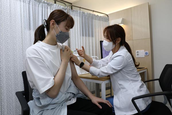 韓国では先月4月から五輪・パラリンピック代表選手のワクチン接種が始まっている（Ｃ）ロイター