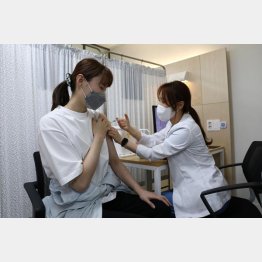 韓国では先月4月から五輪・パラリンピック代表選手のワクチン接種が始まっている（Ｃ）ロイター