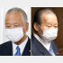 醜悪な責任の押し付け合い（右から、自民党の二階俊博幹事長と甘利明税調会長）／（Ｃ）日刊ゲンダイ
