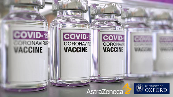 英アストラゼネカ製の新型コロナウィルスワクチン（同社提供）